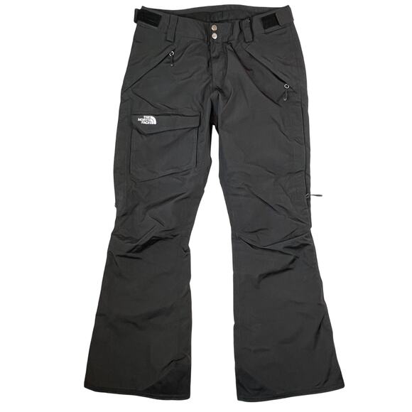 The North Face Hyvent Snow Pants Women's M Insulated Black Bootcut Ski Snowboard - Picture 1 of 11